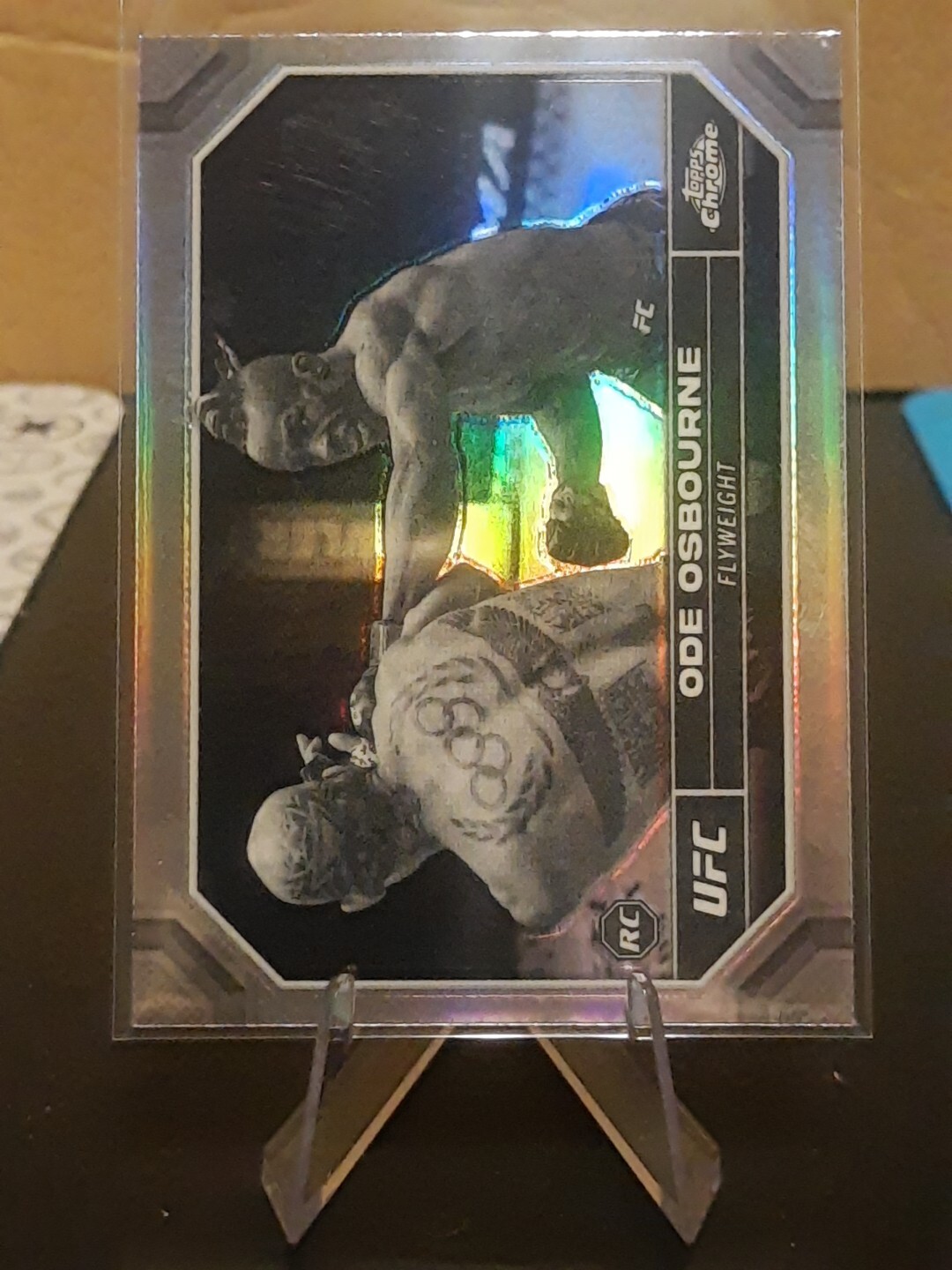 2024 Topps Chrome UFC Negative Refractor Ode Osbourne Rookie #133