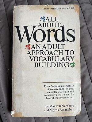 All About Words - An Adult Approach To Vocabulary Building