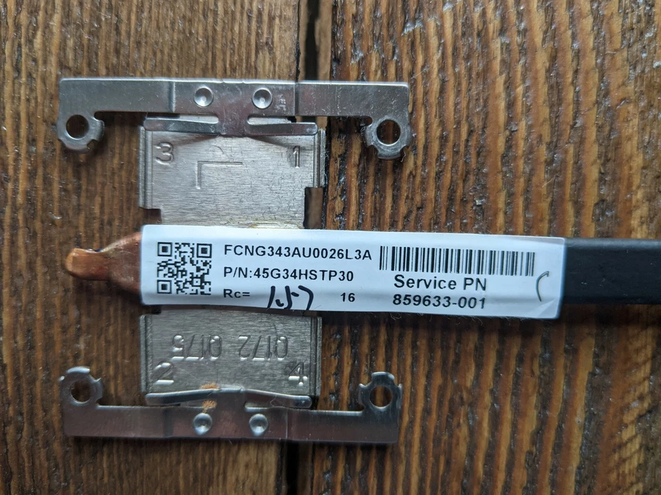 Genuine HP Pavilion 15-AU Laptop Heatsink UMA PN 859633-001 - Image 3 of 3