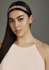 Rose Gold Cubic Zirconia Floral Headband NEW Orig 149.95