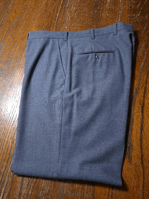 New 39'' Waist Madison Grey Suit Dress Pants Untailored Not Hemmed NWT