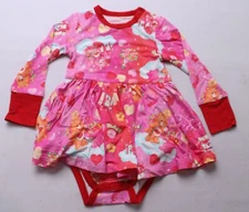Care Bears X Birdie Bean Baby's Birdie Twirl Dress CG2 Cupid Social Size 6-12M