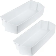 2pc Door Shelf Bin for Whirlpool ED5VHEXVQ03 ED5NHGXMQ00 ED5VHEXTL01 ED5VHGXML13