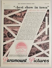 1928 Print Ad Paramount Pictures Best Movies ...
