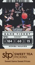 2020-21 Panini Contenders #76 Kemba Walker Game Ticket Green Blue jersey