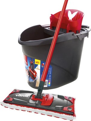 Vileda UltraMax 2 in 1 Komplett-Set inkl. Eimer, Wischer und Wischbezug  Eimer,
