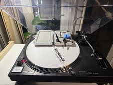 Technics SL-1210 MK2 Dust Cover /Ortofon Needle Set, High Fidelity Cables. VGC