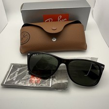 Ray-Ban New Wayfarer Tortoise / Green Polarized 58mm Sunglasses ORB2132 902/58