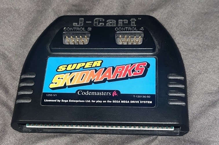 Super Skidmarks - Sega Mega Drive Racing 1995 Game Cart Only Free UK Postage