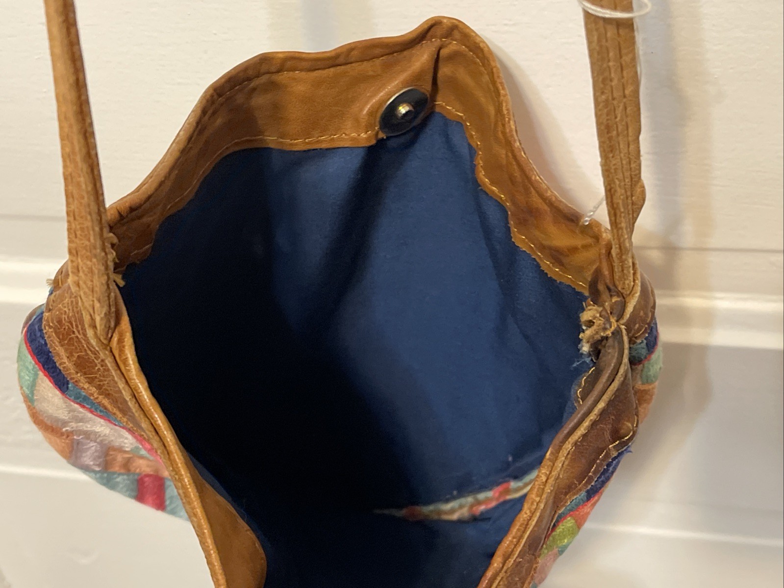 Carlos Falchi ? Style Woven Patchwork Crossbody P… - image 5