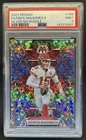 2023 Panini Mosaic Patrick Mahomes II Silver No Huddle Mosaic #109 Chiefs PSA 9