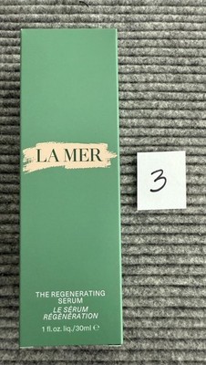 La Mer The Regenerating Serum EMPTY Glass Bottle and Original Box - NO SERUM #3