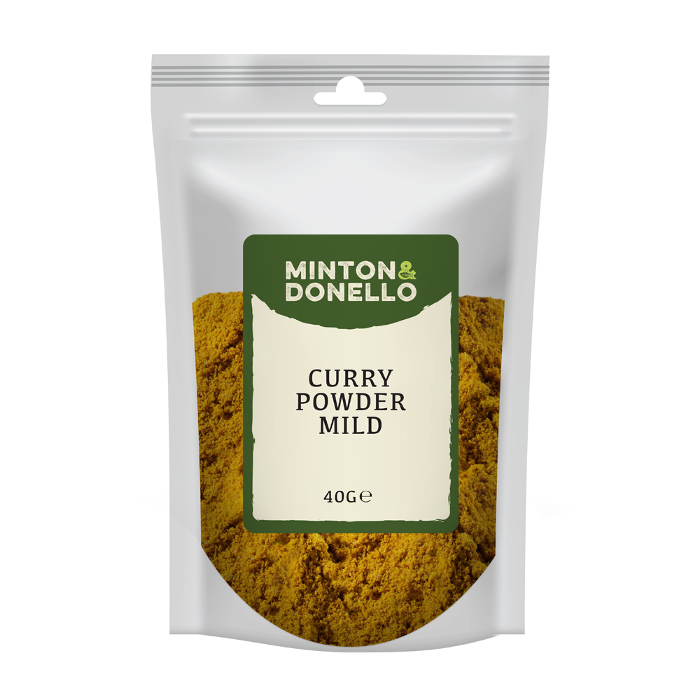 Minton & Donello Mild Curry Powder 10x40g Spice Blend