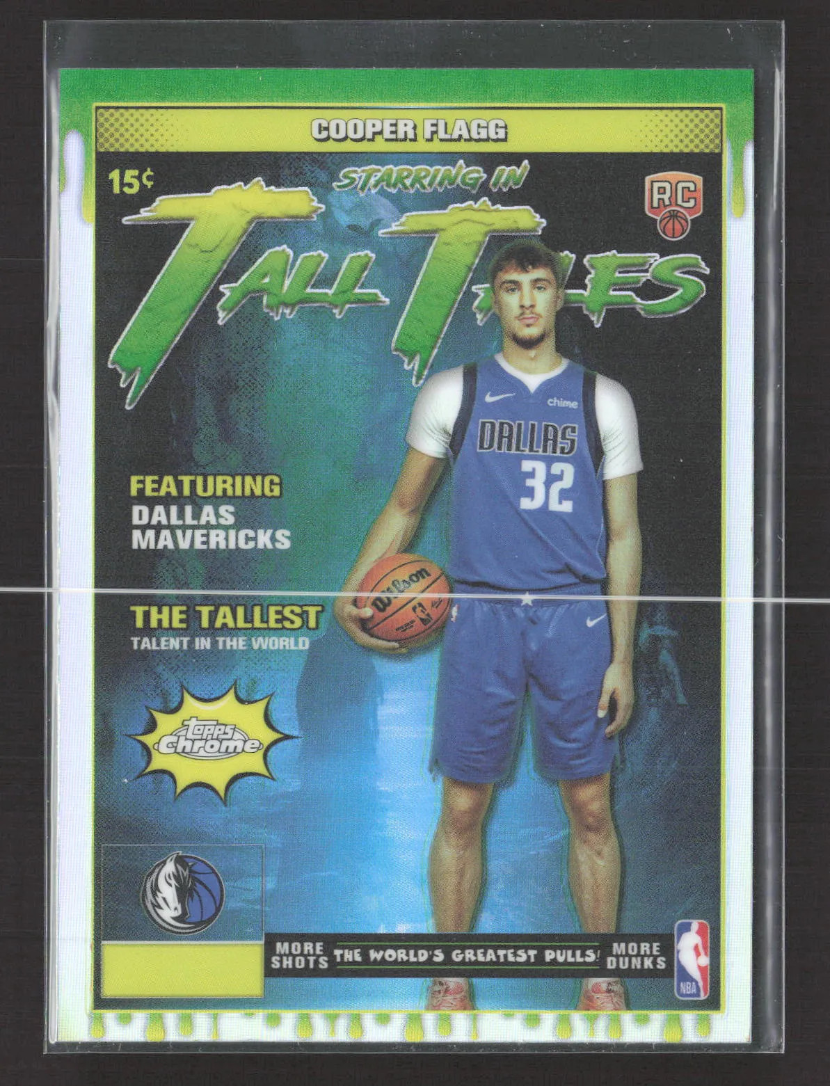 2025 Topps Chrome Tall Tales Cooper Flagg #TT-16 Refractor RC