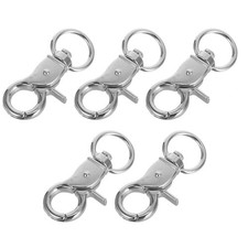 5 Pcs Stainless Steel Bird Cage Door Lock Clasp Buckles for Birds