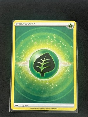 SWSH: Crown Zenith Grass Energy (Texture Full Art) 152/159 Holo NM