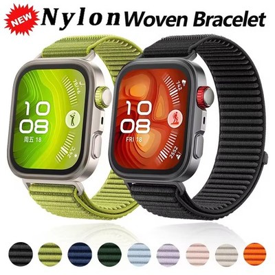 Nylon Sport Loop Wrist Armband Für Huawei Watch Fit 4 Pro/Fit 4/Fit 3 Ersatzband