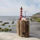 Lighthouse & Cottage | Coastal Decoration by Shoeless Joe