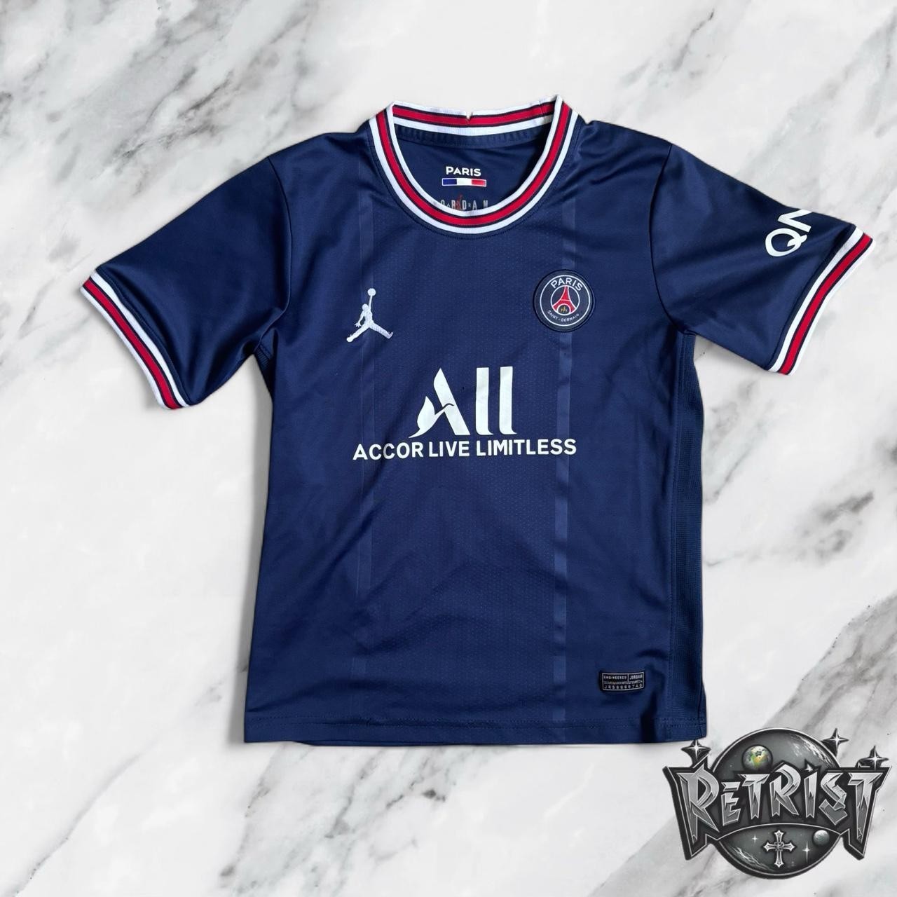 Paris Saint-Germain Jersey Youth PSG Messi 30 Ligue 1 Soccer Jordan Shirt
