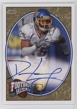 2008 Upper Deck Football Heroes Rookie Gold 6/25 Dwight Lowery #140 Auto un2