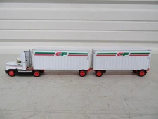 TONKIN CF MOTOR FREIGHT TANDEM WHITE SEMI TRUCK DIECAST SET 1:53 HAULER