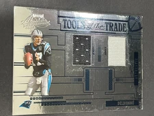 2005 Playoff Absolute Tools of the Trade Dual Jersey Jake Delhomme #TT-36 /50