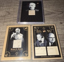 Marshall Field Warren G Harding Firestone Kaiser Relic Card Lot History