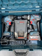 Image of Bosch 18v GSB 18v-55 Brushless Combi Hammer Drill + 1x 4.0ah Battery 