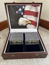 2003 United States of America State $2 Bill Collection in Wood Box - 25 Bills
