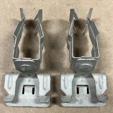 (QTY 2) CADDY ERICO 12P24SM - 3/4" EMT CONDUIT Hammer-On Flange Clip 1/8"–1/4"