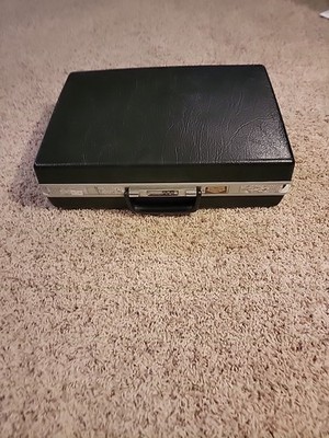 Samsonite Classic 100 Vintage Hard Shell Combination Lock Briefcase Black