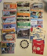 Huge Lot Of 54 GAF View-Master Random Reels Travel Disney Hawaii 5 0 Viewmaster