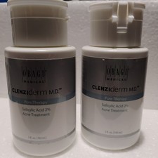 2 Obagi CLENZIderm M.D. Pore Therapy 5oz, Acne Skin Treatment Exp. 12/2027