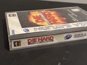 Die Hard Trilogy (Sega Saturn) Complete CIB with Registration Card Tested Works!