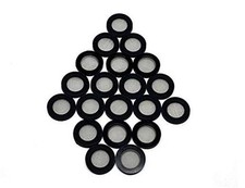 Black 20 pcs Silicone Washer Silicone Filter Gasket for Shower Black 20 Pcs