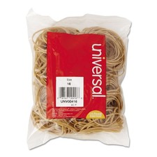 Universal Rubber Bands, Size 16, 0.04" Gauge, Beige, 4 Oz Box, 475/pack