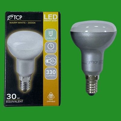 2x 4,7W (=30W) TCP LED R50 Reflektor Spot Glühbirnen 3000K SES E14 kleine Schraube