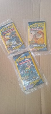 Pokemon Unbroken Bonds 3 Card Booster Pack New Factory Sealed 2 PACK X 3 |  eBay