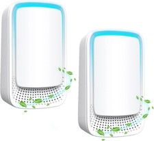 2pcs Air Purifier for Bedroom Home,Plug In Negative Ion Air Purifier for Smokers