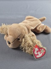 VERY RARE TY Beanie Baby Spunky the Crocker Spaniel Dog 1997  Tag Errors !!