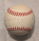 BILL MAZEROSKI SIGNED ONL LEONARD COLEMAN RAWLINGS BASEBALL PITTSBURGH PIRATES