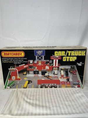 Vintage MATCHBOX Highway Express Car Truck Stop 1983 Original Box Lesney Playset