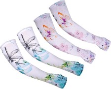 Farmers Defense Gardening Sleeves for Women 4 Pairs Sun Protection for Women