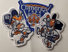 MLB Detroit Tigers 3 pc Embroidered Patch batch misc size 3"-3.5"