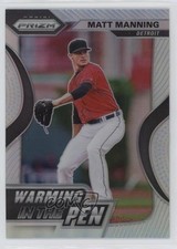 2020 Panini Prizm Warming in the Pen Silver Prizm Matt Manning #WIP-4 05gv