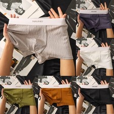 Men's Underwear Cotton Boxer Shorts Breathable Sports Comfort L 3XL Size