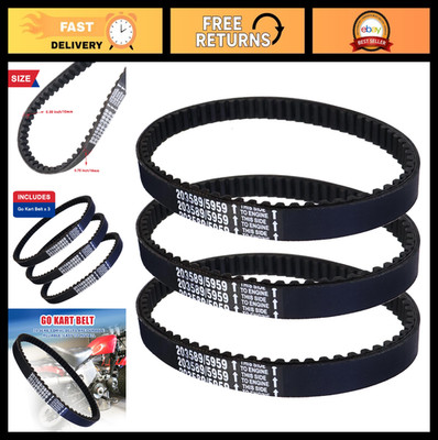 30 Series Go Kart Drive Belt for 212cc 196cc 6.5HP Mini Bike & Go Kart - 3PCS He
