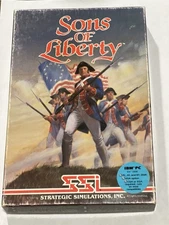 Sons of Liberty  SSI 1998. IBM PC Boxed Game 5.25 Floppy. Complete