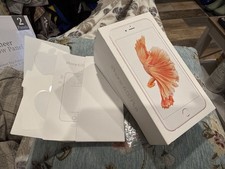 Apple iPhone 6s Plus 64GB Rose Gold MKVE2LL/A OEM EMPTY BOX AND INSERTS ONLY 