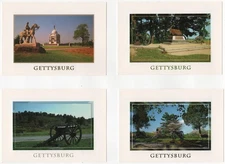 Gettysburg PA 8 postcards in custom sleeve - frameable